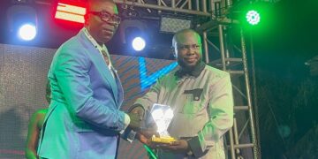Minister Jack Alolome Honoured With A Diamond At The 5th Diamond Excellence Awards in Kadé
