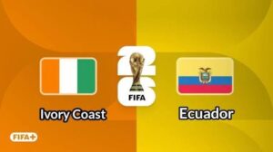Ivory Coast winger Amad Diallo celebrates after scoring a late winning goal against Ecuador during a FIFA World Cup Group E match in Philadelphia. The strike secured a 1-0 victory and ended Ecuador's 19-match unbeaten run.