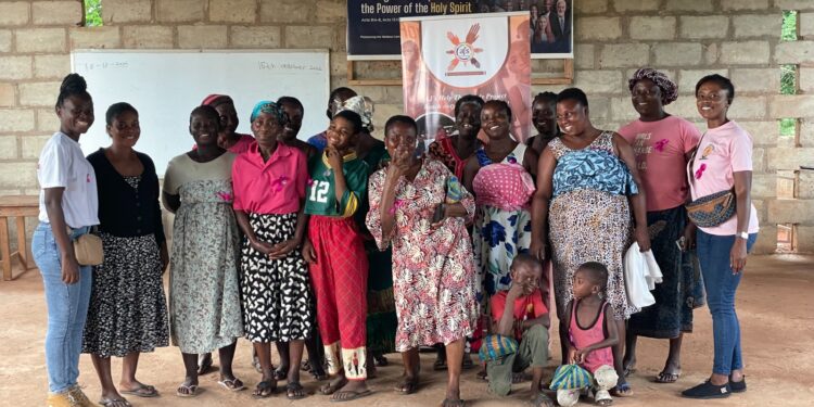 AJHTNP Takes Breast Cancer Awareness to Nyansi-Camp with ‘The Pink Talk’ and Free Screening
